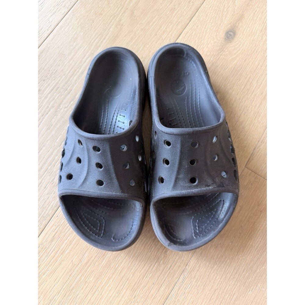 CROCS M6/ W8 Baya Unisex Sandals Comfort Brown Shoes Slides Open Toe